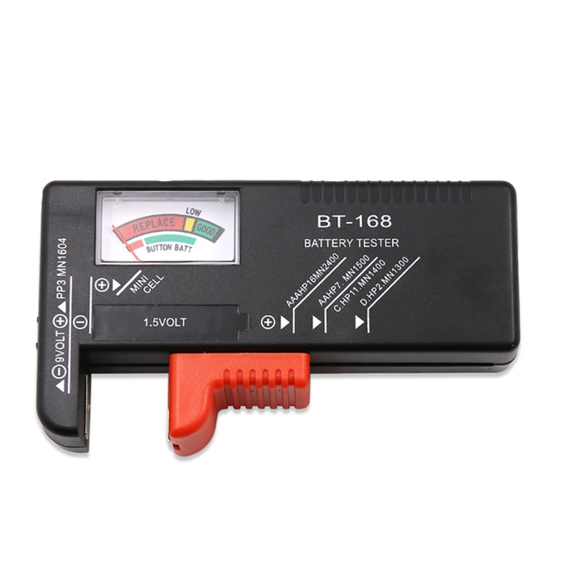배터리 테스터 검사기 배터리 잔여 용량 디지털, AA AAA 9V 1.5V 배터리 용 포인터 버전